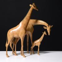 Loet Vanderveen Bronze Sculpture, Giraffe Family - Sold for $2,048 on 05-24-2025 (Lot 530).jpg